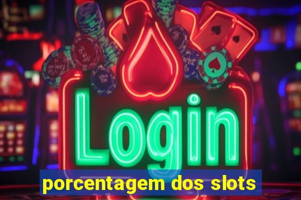 porcentagem dos slots